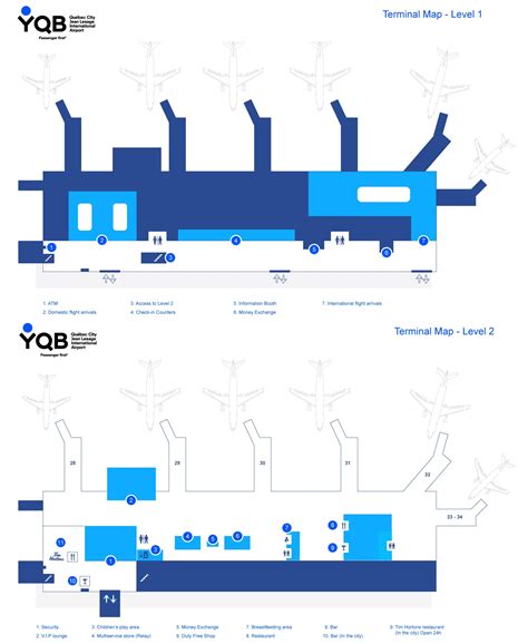 Quebec City airport map