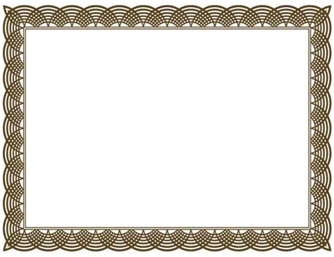 Free Printable Certificate Border Templates – Xfanzexpo.com