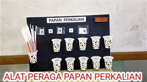 Alat peraga matematika perkalian kelas 2 SD #alatperagamatematika#papan perkalian# ...