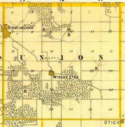 Iowa & Van Buren County Maps