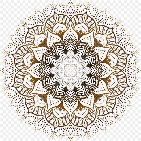 Henna Mandala Pattern Vector PNG Images, Mandala Colorfull Henna Mehendi Indian Vector Png ...