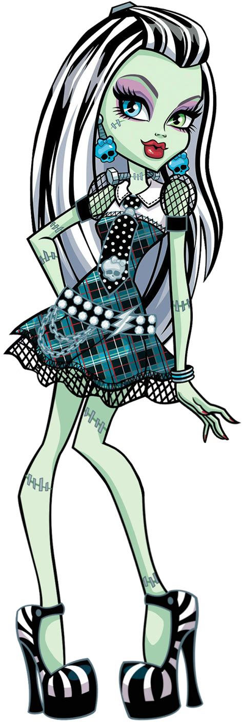 Todo sobre Monster High: Nuevo artwork/PNG de Frankie Stein