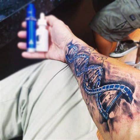 60 DNA Tattoo Designs For Men - Self-Replicating Genetic Ink