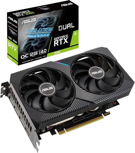 ASUS Gaming Video Card - GeForce Dual RTX 3060, 12GB GDDR6, RGB, LHR ...