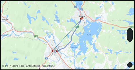 What is the driving distance from Falun Dalama Sweden to Borlange Dalama Sweden? Google Maps ...