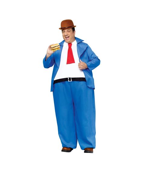 Adult Popeye Wimpy Costume - Men Halloween Costumes