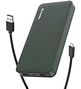 Coolreall Power Bank 10000 mAh, Slim & Light Portable Charger, High ...