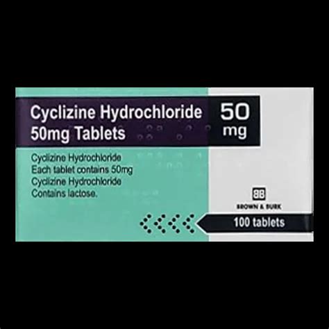 Buy Cyclizine Tablets Online - Next Day Delivery Available