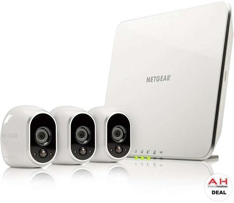 Deal: Netgear Arlo Security Cameras Pack + Home Base Station – 11/24/17 | Home security camera ...