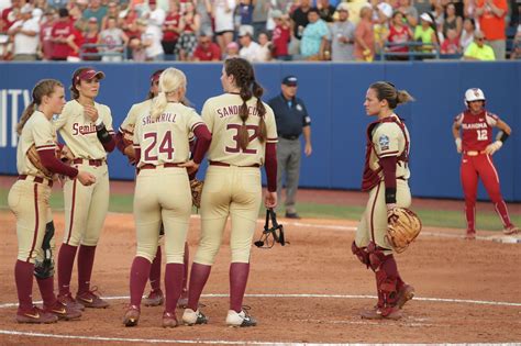 No. 10 FSU softball comes up short in the College World Series against No. 1 Oklahoma - Tomahawk ...