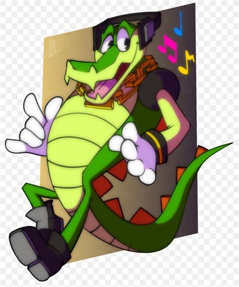 Vector The Crocodile Knuckles' Chaotix Espio The Chameleon Sonic The ...