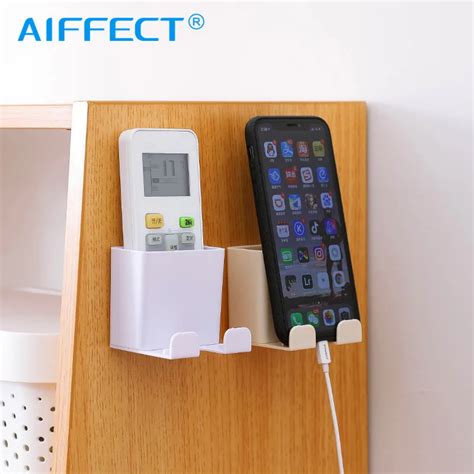 AIFFECT Phone Wall Holder Wall Mounted Storage Smartphone Hanging ...