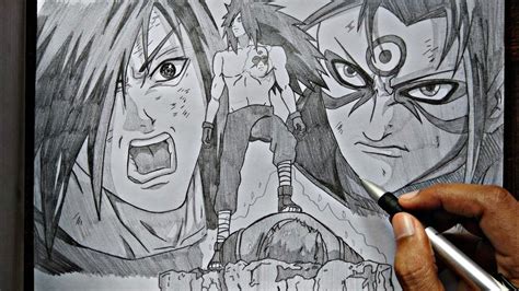 How To Draw Madara Vs Hashirama | Step By Step | Naruto - YouTube