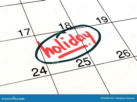 Planning holiday calendar stock photo. Image of vacation - 84480750