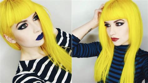 Dying My Hair Yellow Using Arctic Fox - YouTube