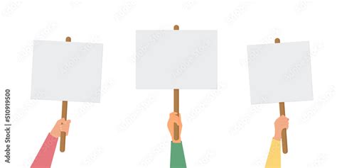 Cartoon Protest Signs