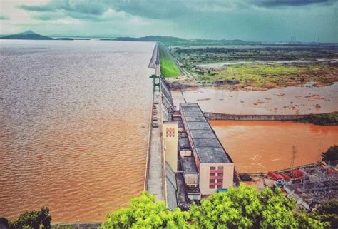 Hirakud Dam in Sambalpur, Odisha