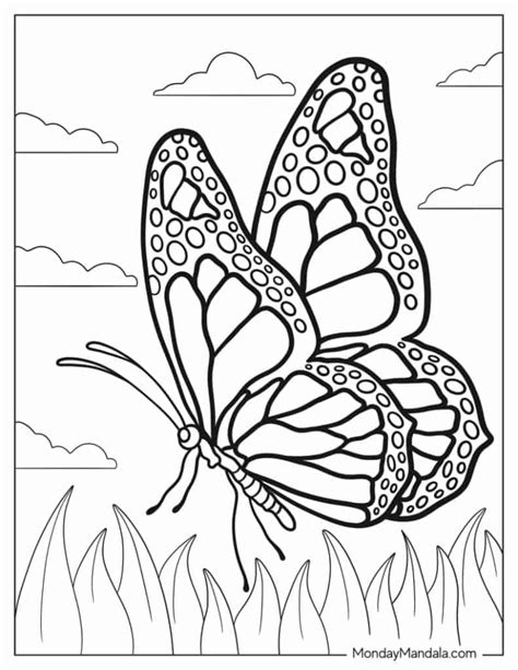 Ask Coloring Pages Of A Monarch Butterfly