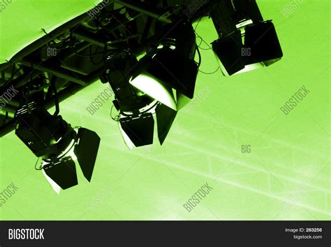 Green Stage Lights Image & Photo (Free Trial) | Bigstock