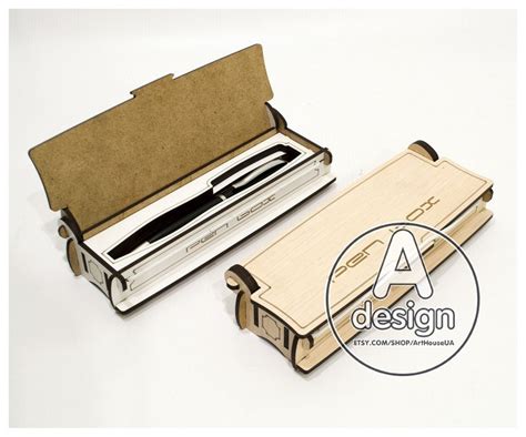 Wooden Pen Case Pen Box Pen Case Luxury Pen Case Vector - Etsy