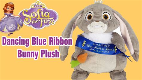 Sofia the First Dancing Clover Musical Blue Ribbon Plush Bunny Song Toy ...