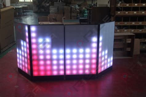 China Digital Flash LED DJ Booth Facade Display - China LED DJ Booth Facade, LED DJ Booth