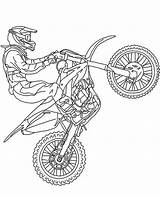 Dirt Bike Coloring Pages To Print sketch template