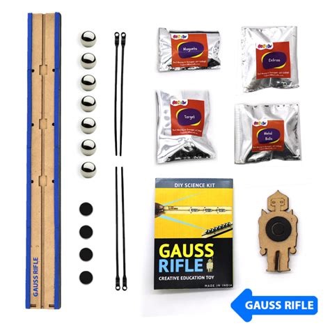 Gauss Rifle DIY Science Activity kit (12 in 1 Return gift pack) – Stem Store India