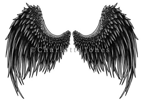 Angel Wings Tattoo by CharlottesTattoos on deviantART | Angel wings tattoo, Wings tattoo, Wing ...