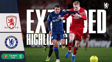 Extended: Middlesbrough 1-0 Chelsea | Video | Official Site | Chelsea ...