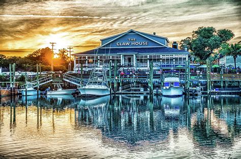 Views And Scenes At Murrells Inlet South Of Myrtle Beach South C Photograph by Alex Grichenko