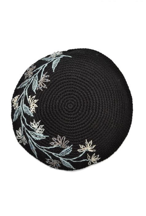 Floral Yarmulke