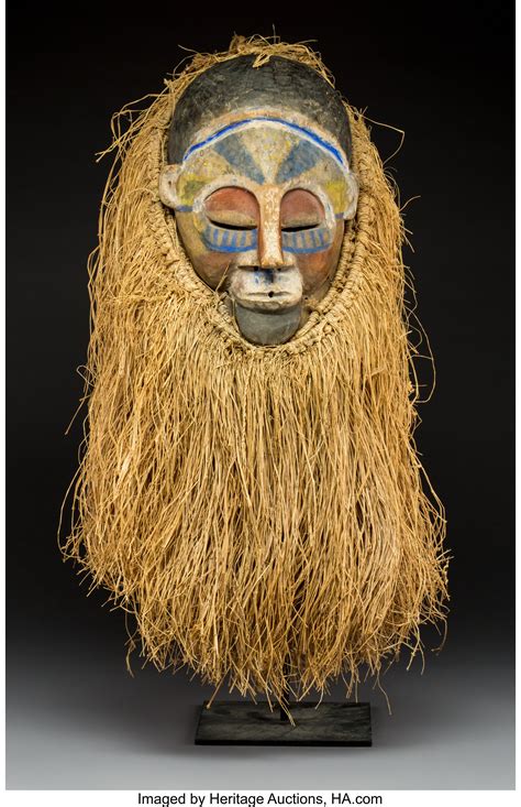 A Suku Mask. Democratic Republic of Congo... Tribal Art | Lot #70360 | Heritage Auctions