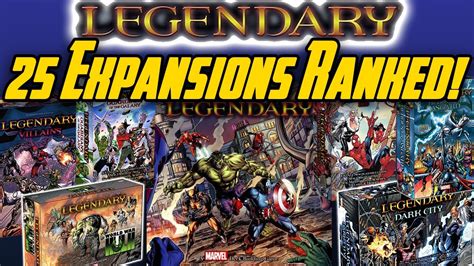 Marvel Legendary: 25 Expansions Ranked! | Roll For Crit - YouTube