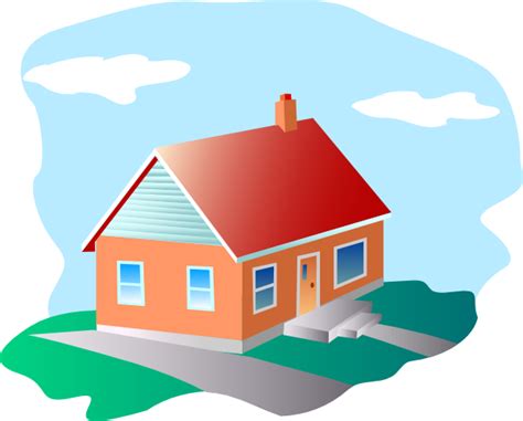 Cartoon Suburban House Clip Art at Clker.com - vector clip art online ...