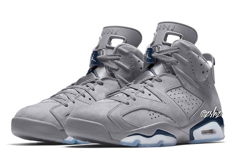 First Look at the Air Jordan 6 Retro "Georgetown" CT8529-012