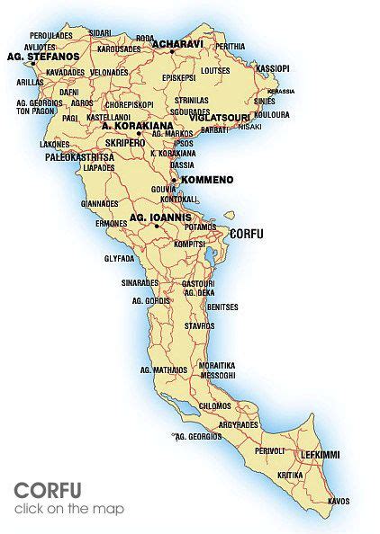 Find Properties in the Map of Corfu | Corfu Property