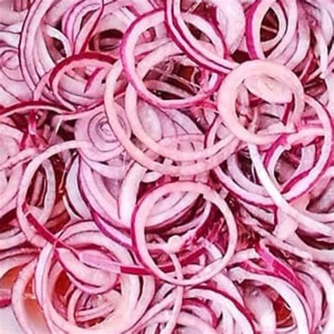 Biviano Direct - Onion Red Sliced - 3mm (thin) "MADE FRESH DAILY"