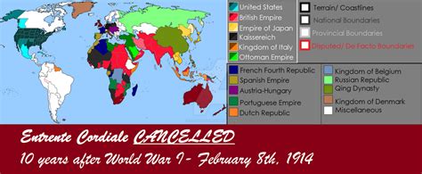 Entente Cordiale Cancelled- 1914 map by deviantsock on DeviantArt