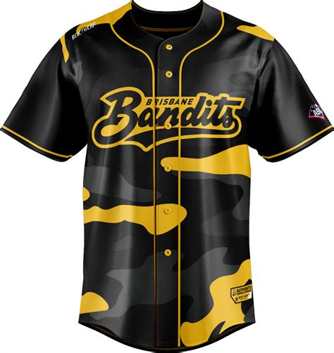 Replica Brisbane Bandits Baseball Jersey - (Camo) – Beastwear