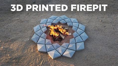 You Can Make A Fire Pit In Your Garden Using 3D Printing - H