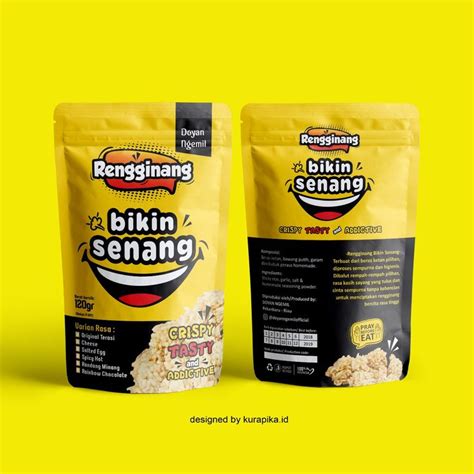 Desain kemasan snack, Desain kemasan standing pouch, Jasa desain kemasan, Branding produk umkm ...