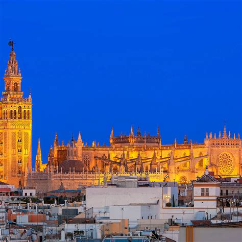 Seville Cathedral At Twilight Wall Art | Photography