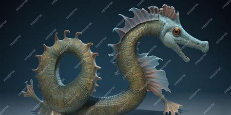 Premium AI Image | vertebrate serpentine dragon venomous