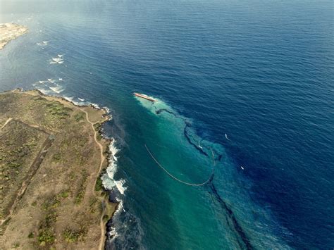 Oil Spill off the Coast of Trinidad and Tobago Drifts Into Caribbean, Threatening Marine Life ...