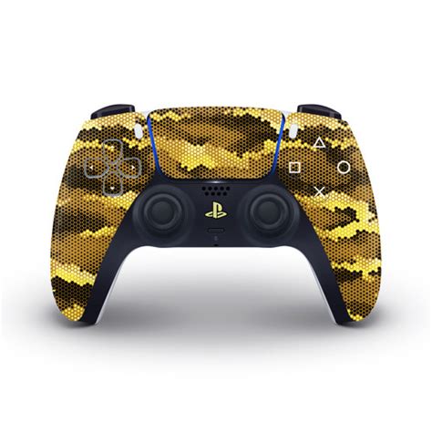 Honey Hex Camo Ps5 Controller Skin | KO Custom Creations