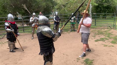 Polearm Fighting Techniques w/ Lance Hoffman - Buhurt Armored Combat ...