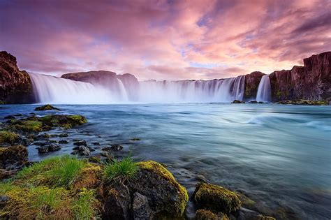 HD wallpaper: iceland, skógafoss, skÓgafoss, waterfall, scenics - nature | Wallpaper Flare