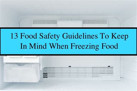 13 Food Safety Guidelines (important-they change every year!) - Saving ...