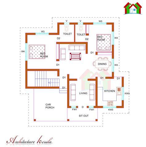 Kerala House Plans With Photos And Estimates | Modern Design